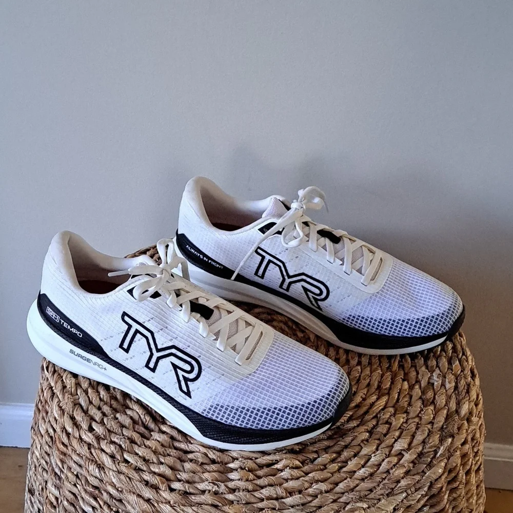 TYR Unisex SR-1 Tempo SURGENRG+ White Knit‎ Running/Athletic Sneakers M10.5/W12